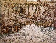 Egon Schiele, The Mill